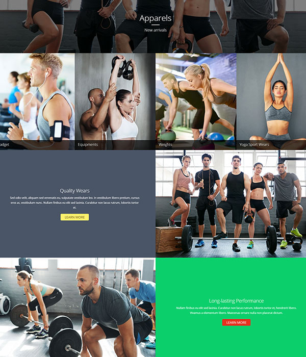 Fitness – Apparel