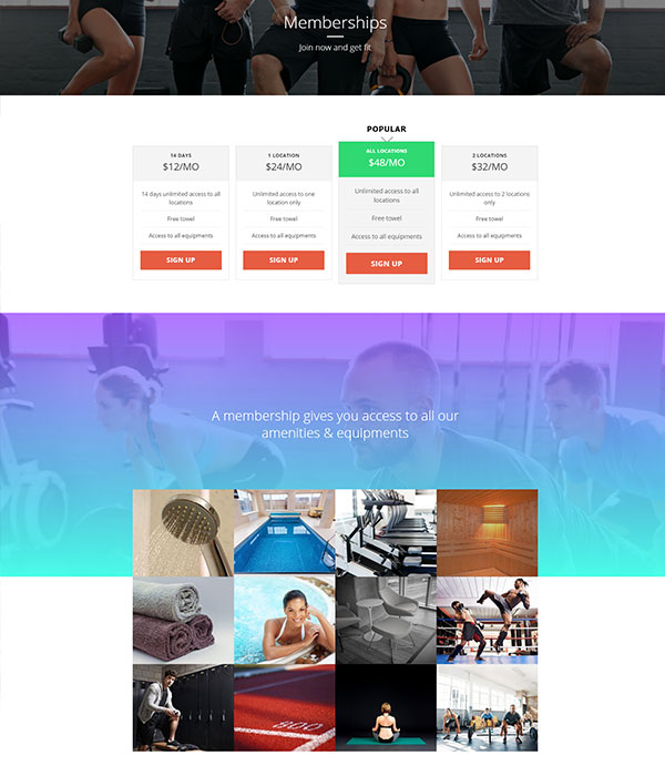 Fitness – Membership