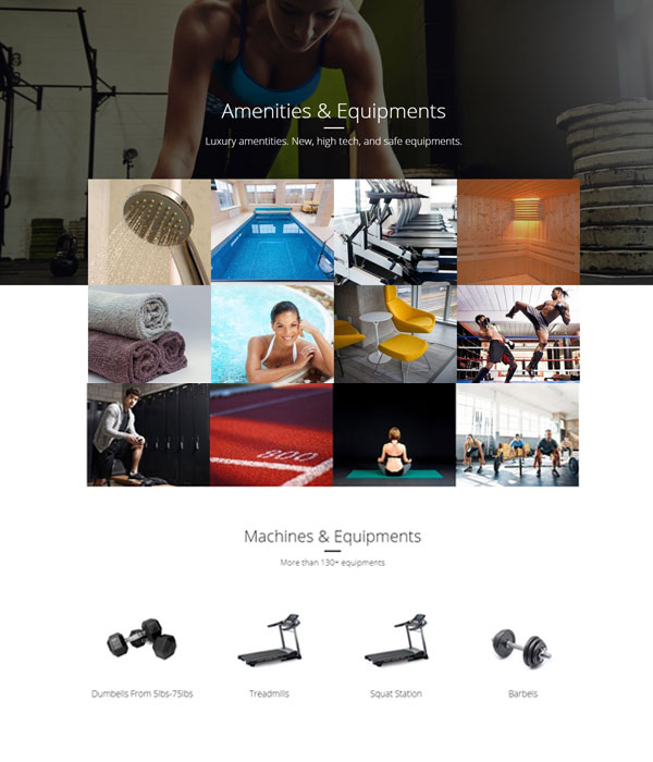 Fitness – Amenities