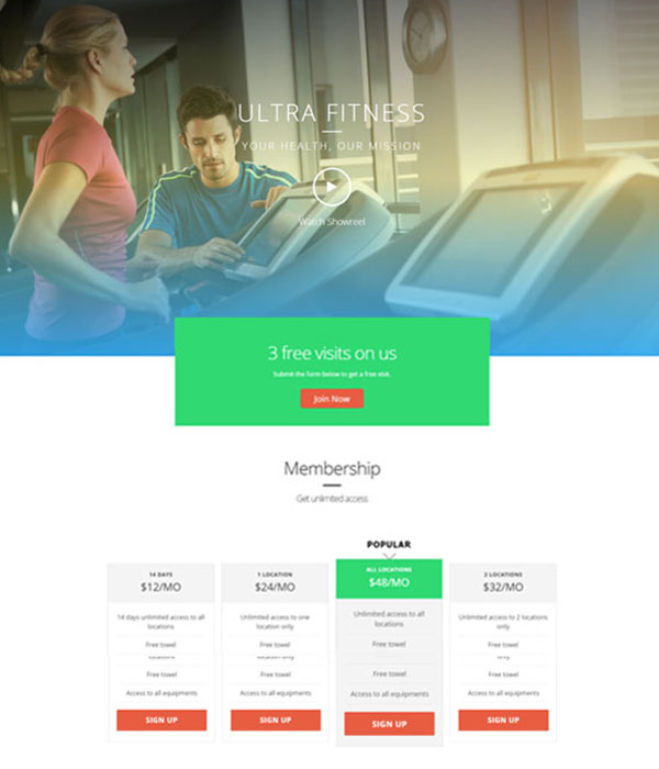 Fitness – Home