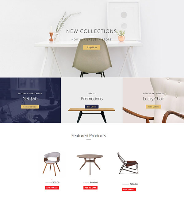 Shop Landing – Furniture