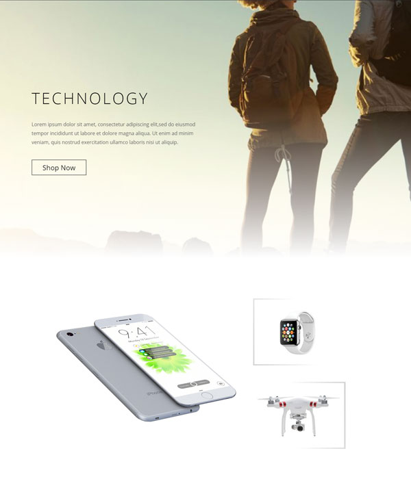 Shop Landing – Trends