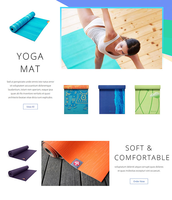 Shop Landing – Yoga