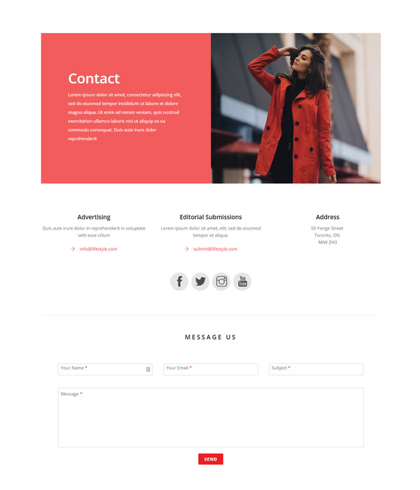 Lifestyle – Contact
