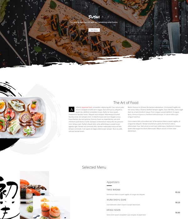 Sushi – Home