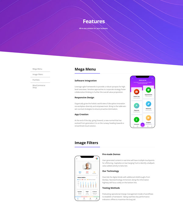Software – Features