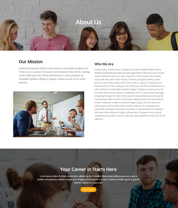 Education – About Us