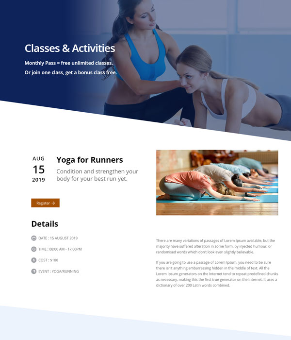 Trainers – Activities
