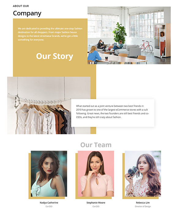 Fashion – About