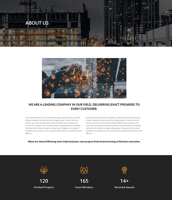 Construction – About