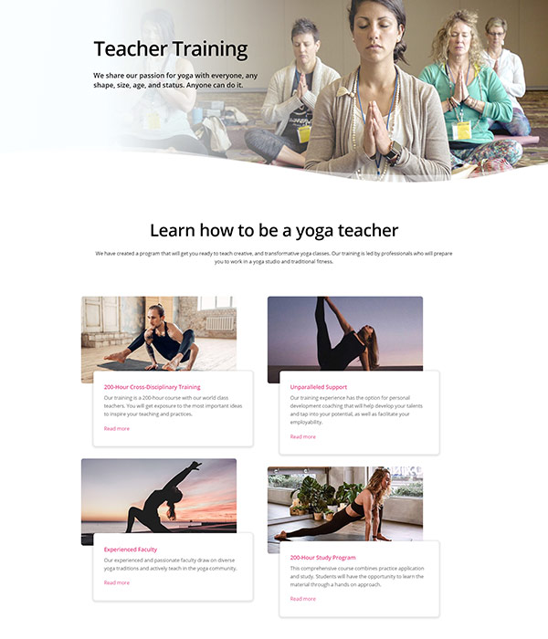Yoga – Teacher