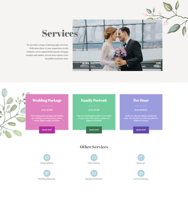 Wedding2 – Services