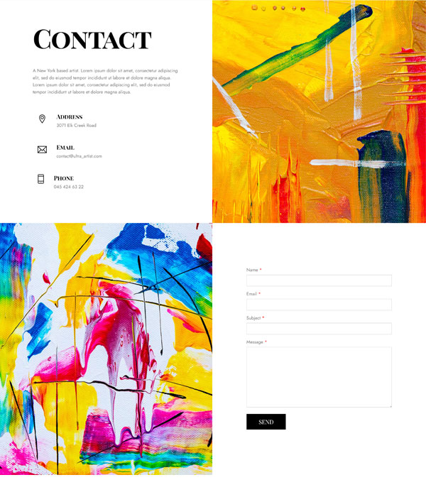 artist-contact