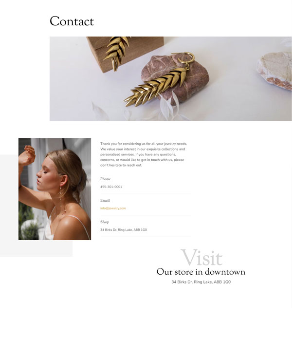 Jewelry – Contact