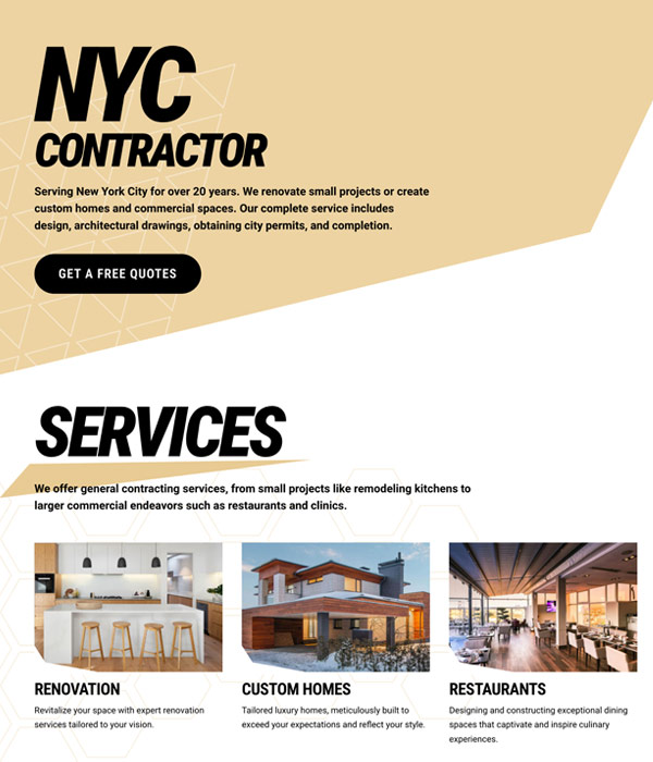 Contractor – Home