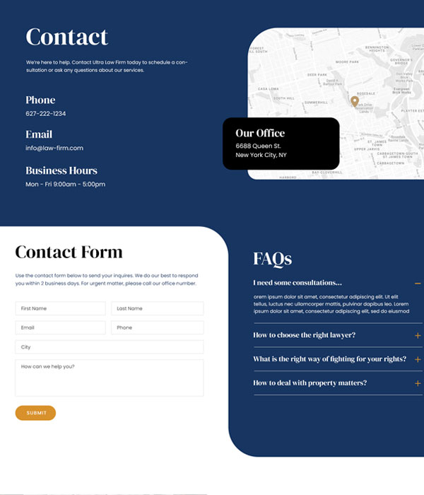 Lawyer2 – Contact