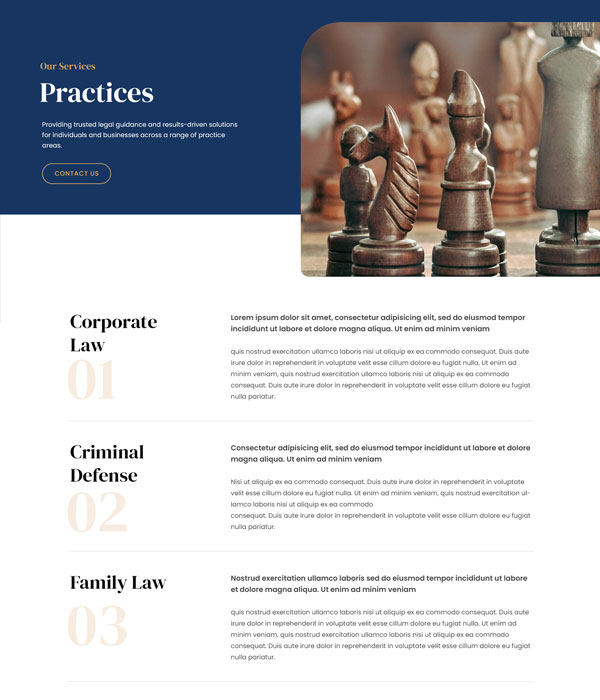 Lawyer2 – Practices