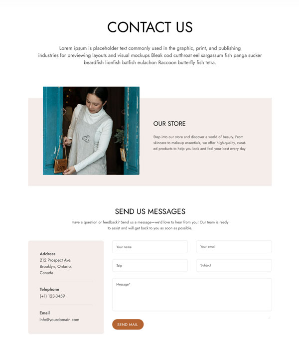 Cosmetic – Contact